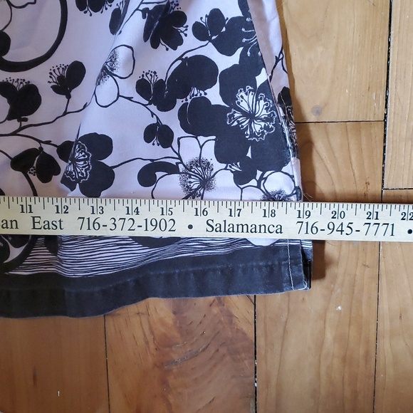 Uniform Advantage Pink Top with Black Floral Print - Picture 6 of 8